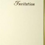 Blank Wedding Invitations - Make Your Own Wedding Invitations 1